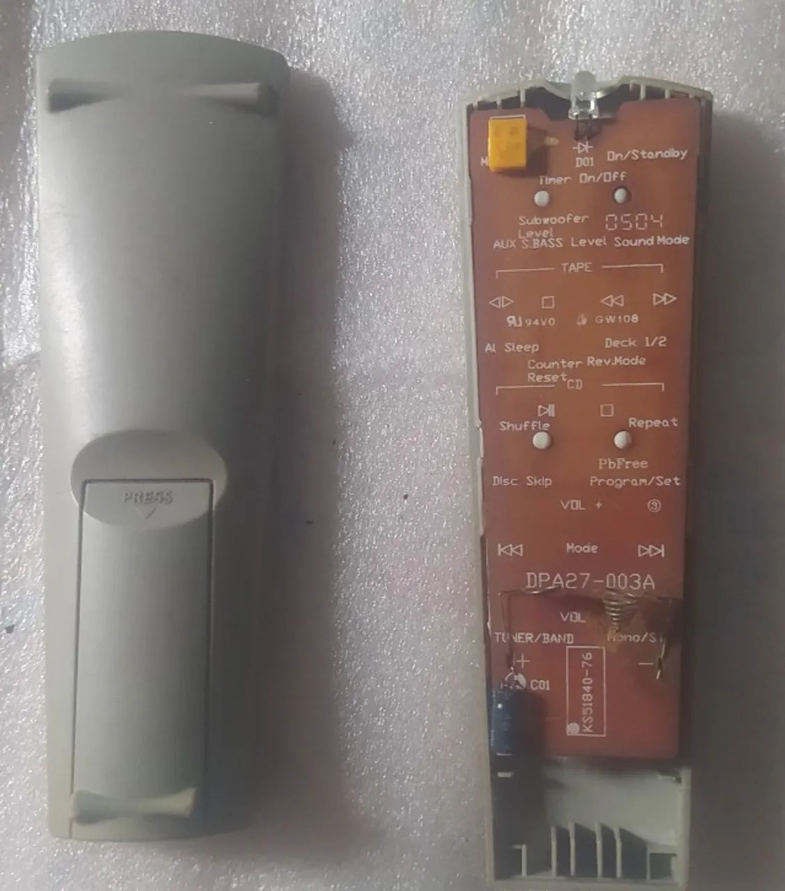 Controle Remoto Micro System Gradiente as-580 ah59-00134z - Original - Foto 4