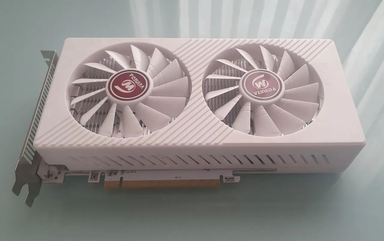 PLACA DE VIDEO RX 580 BRANCA VEINEDA - Foto 2