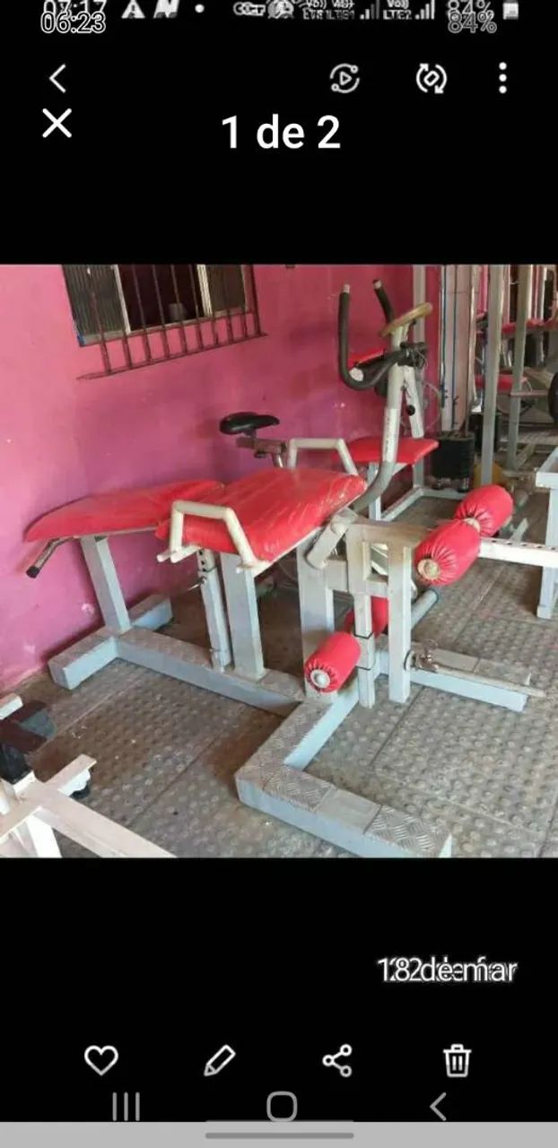 Aparelho de musculação