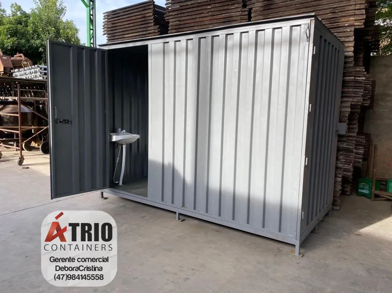 Container canteiro de obras desmontável 