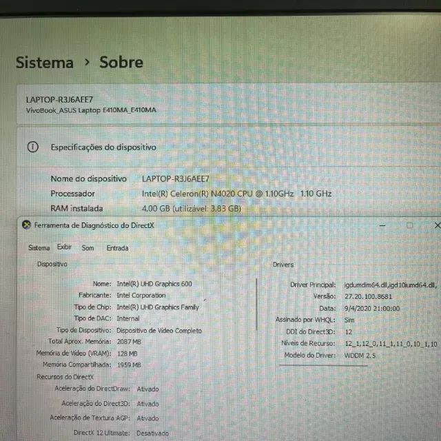 Notebook Asus N4020 (i3 6th) - 4Gb Ram - SSD - Foto 3