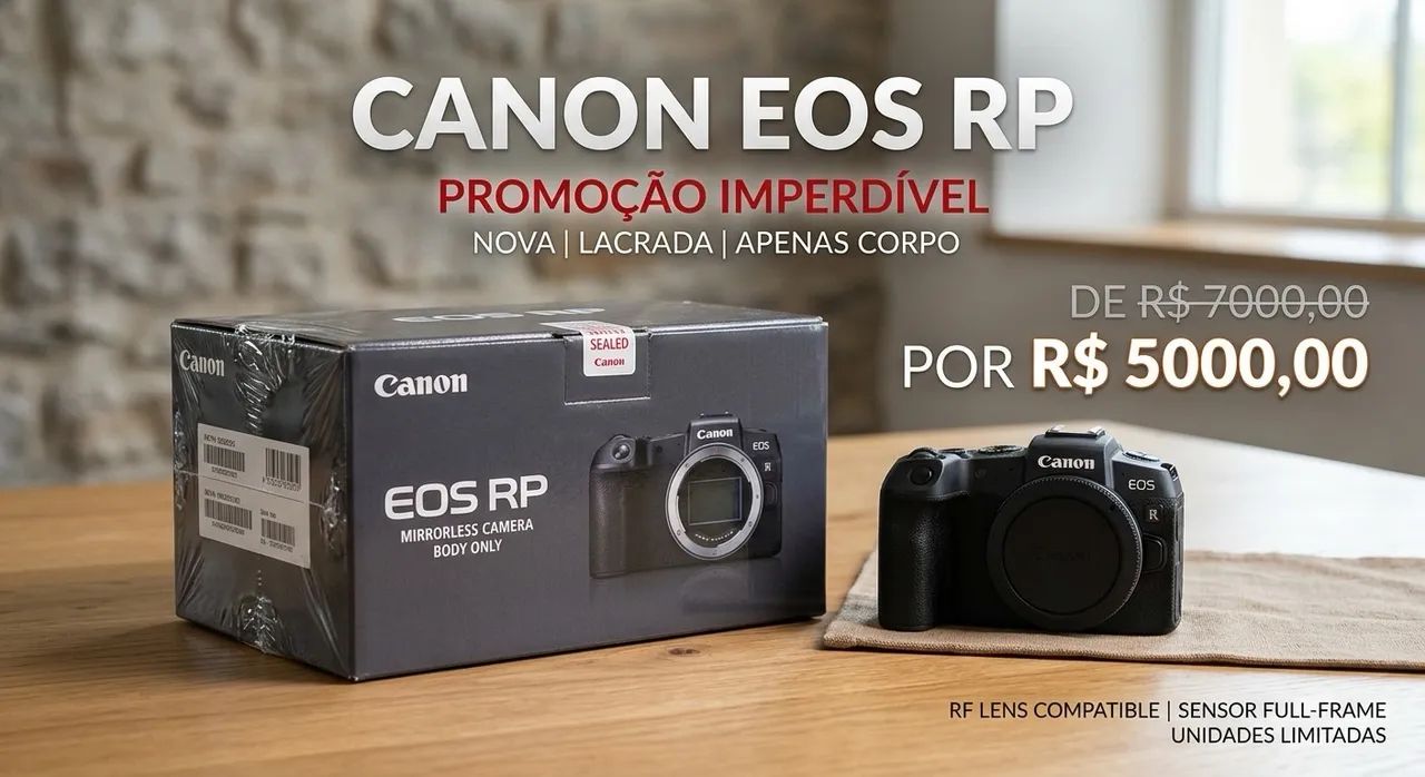 Câmera EOS RP