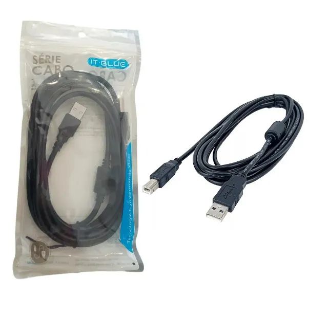 Cabo Usb 5 Metros Para Impressora It-Blue - Foto 4