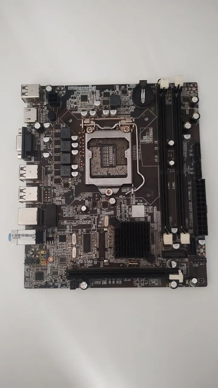 Placa mãe h55m - pinos tortos 