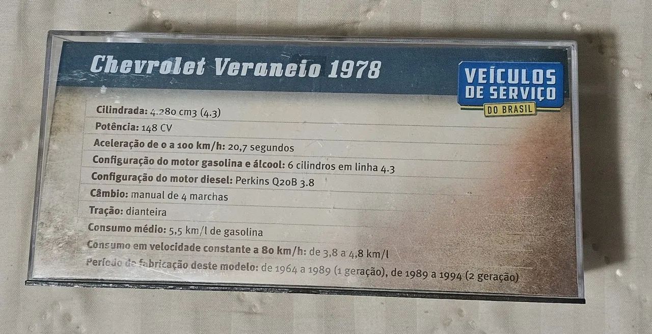Miniatura Chevrolet Veraneio Ambulância Planeta De Agostini - Foto 2