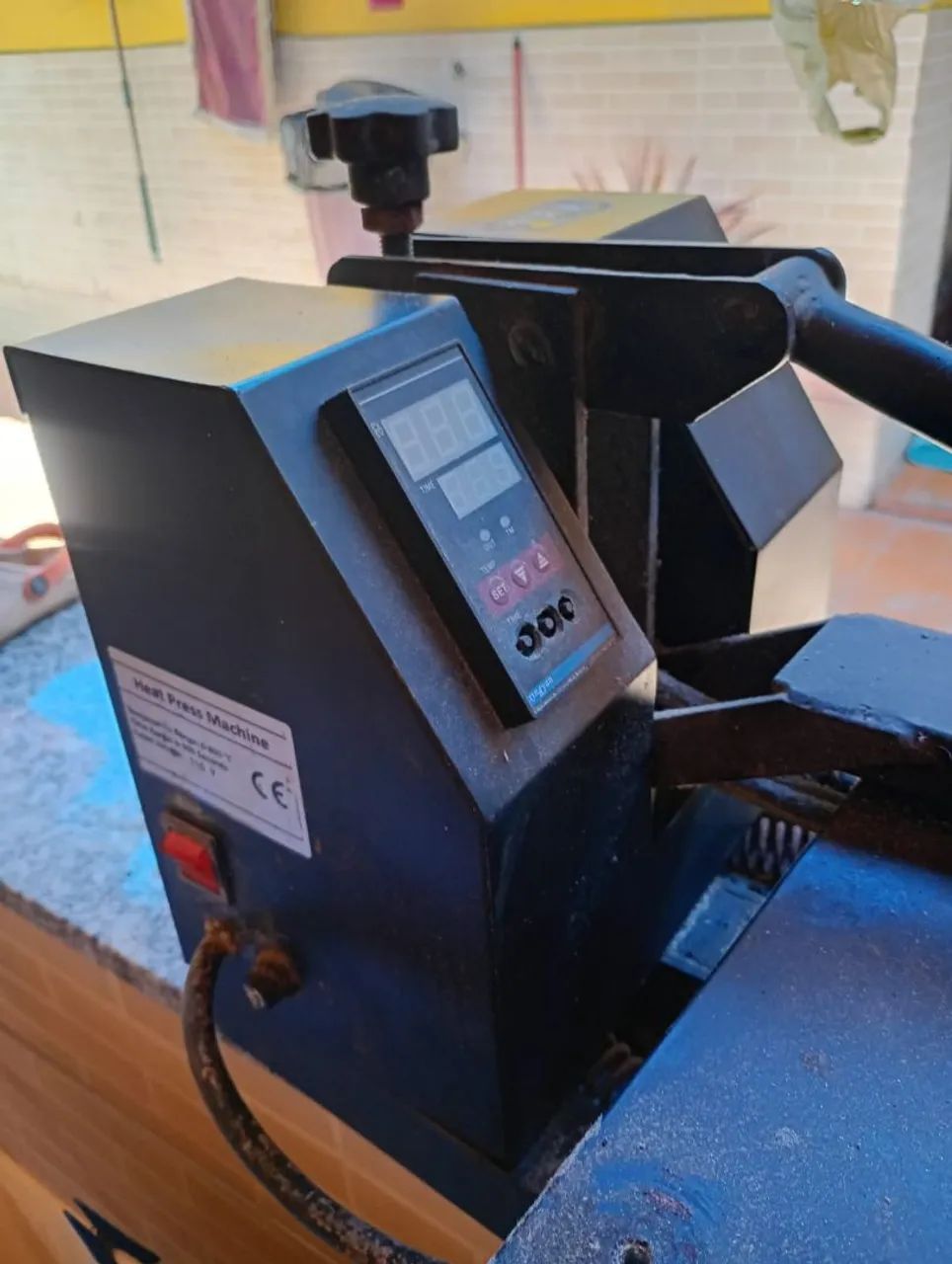 Prensa térmica 40x40 para impressão  - Foto 3