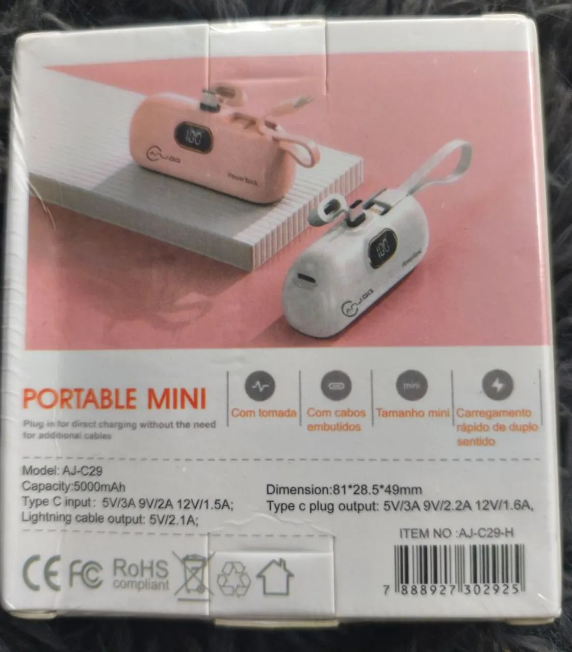 Mini Power Bank / Carregador portátil - Foto 2