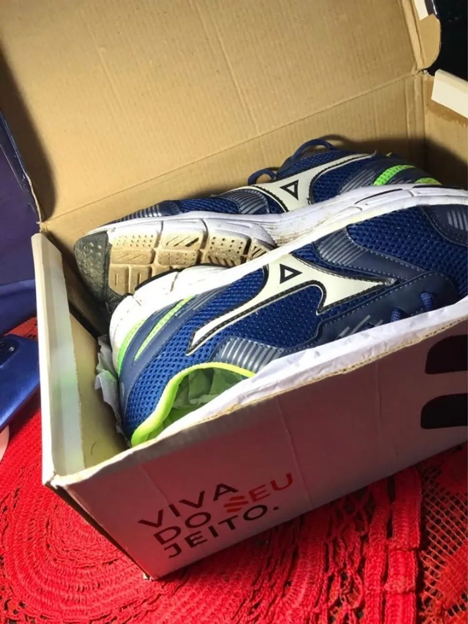Tênis Mizuno Original Azul Confortável  Resistente - Foto 5