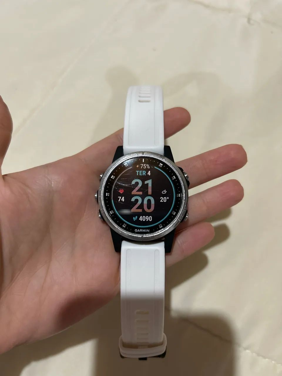 Relógio Garmin Fênix 5s Plus - Foto 3