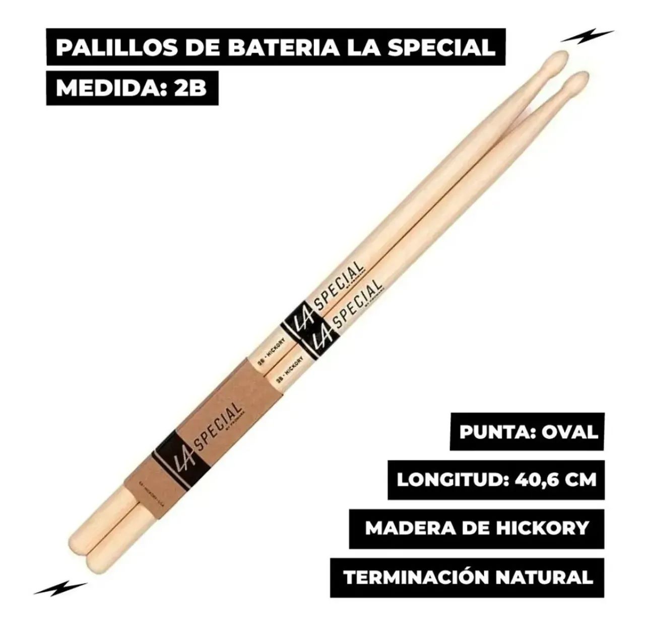Baquetas 2B Marca PROMARK LA SPECIAL  - Foto 2