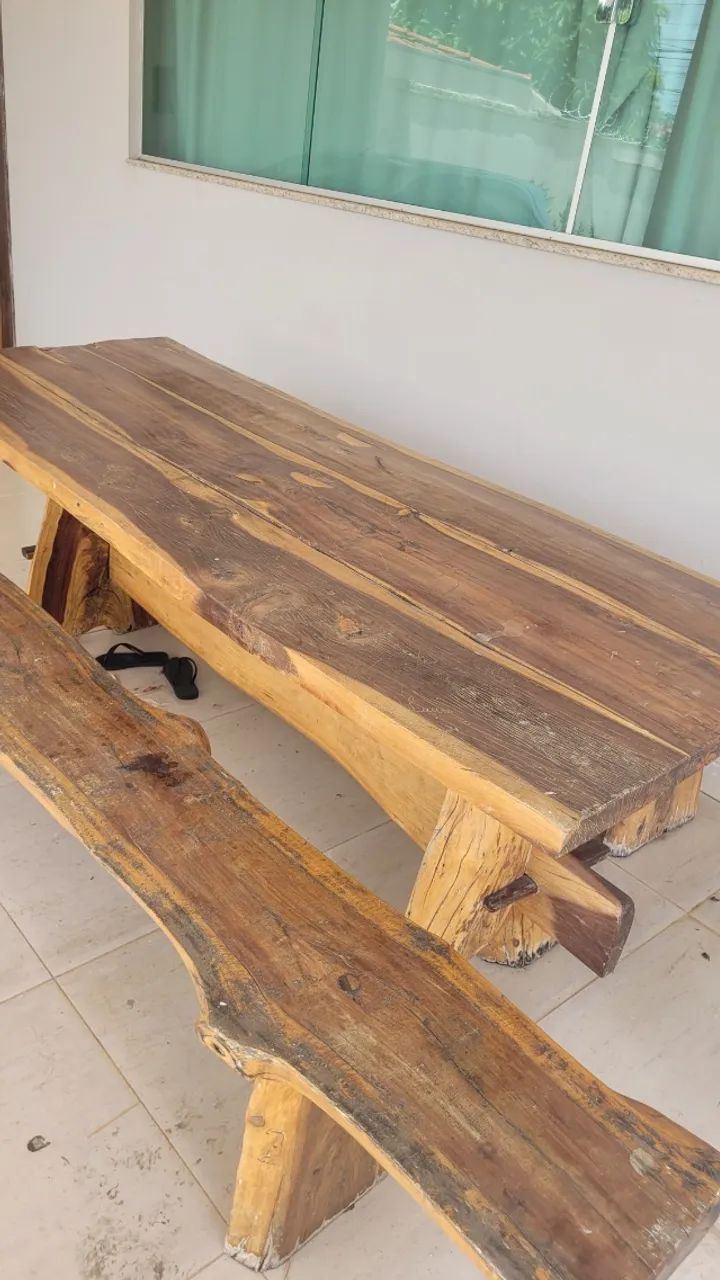 Mesa de madeira rustica65581379362433120