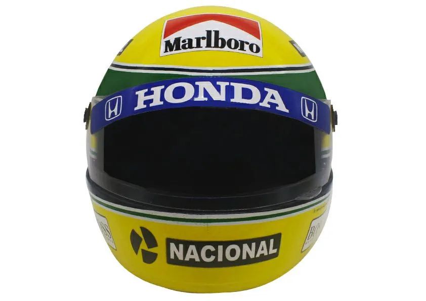 Capacete Ayrton Senna. - Foto 2