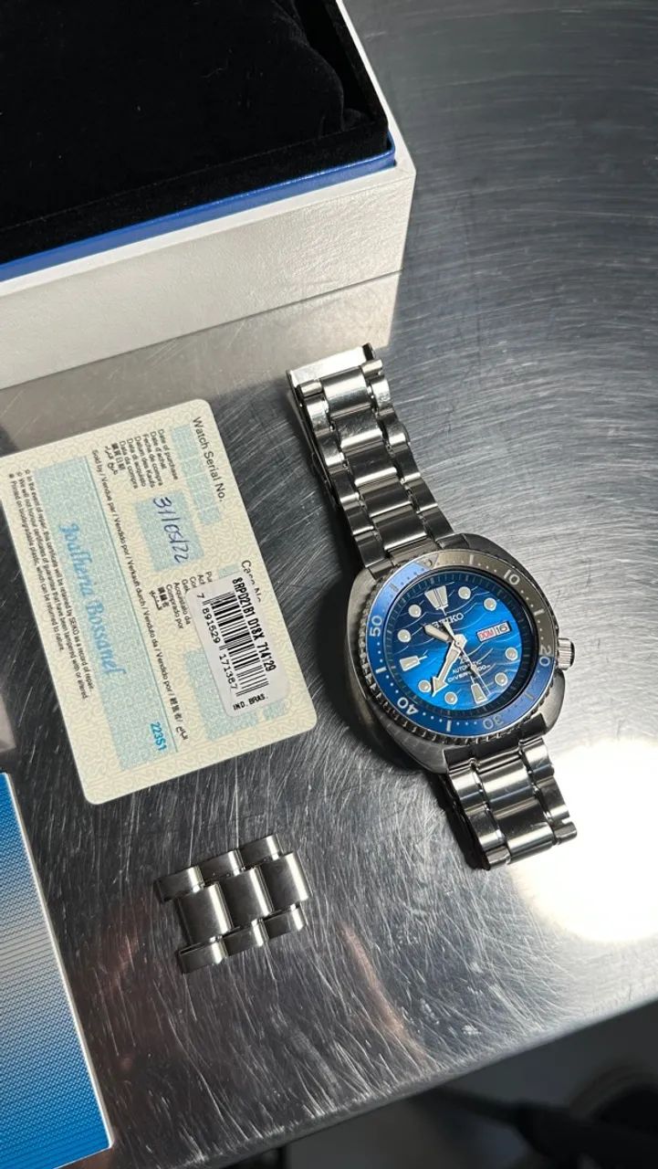 Relógio Seiko turtle - Save the ocean - Great white shark  - Foto 4