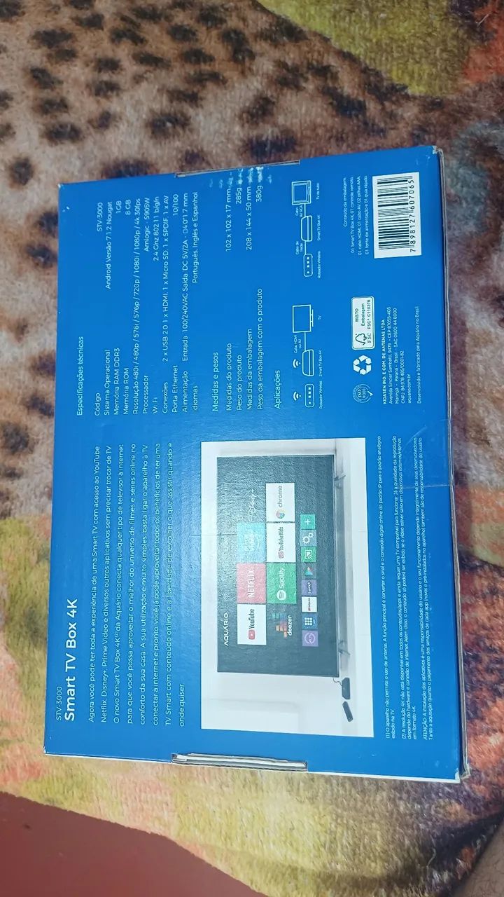 Smart TV BOX Aquario 4k - Foto 4