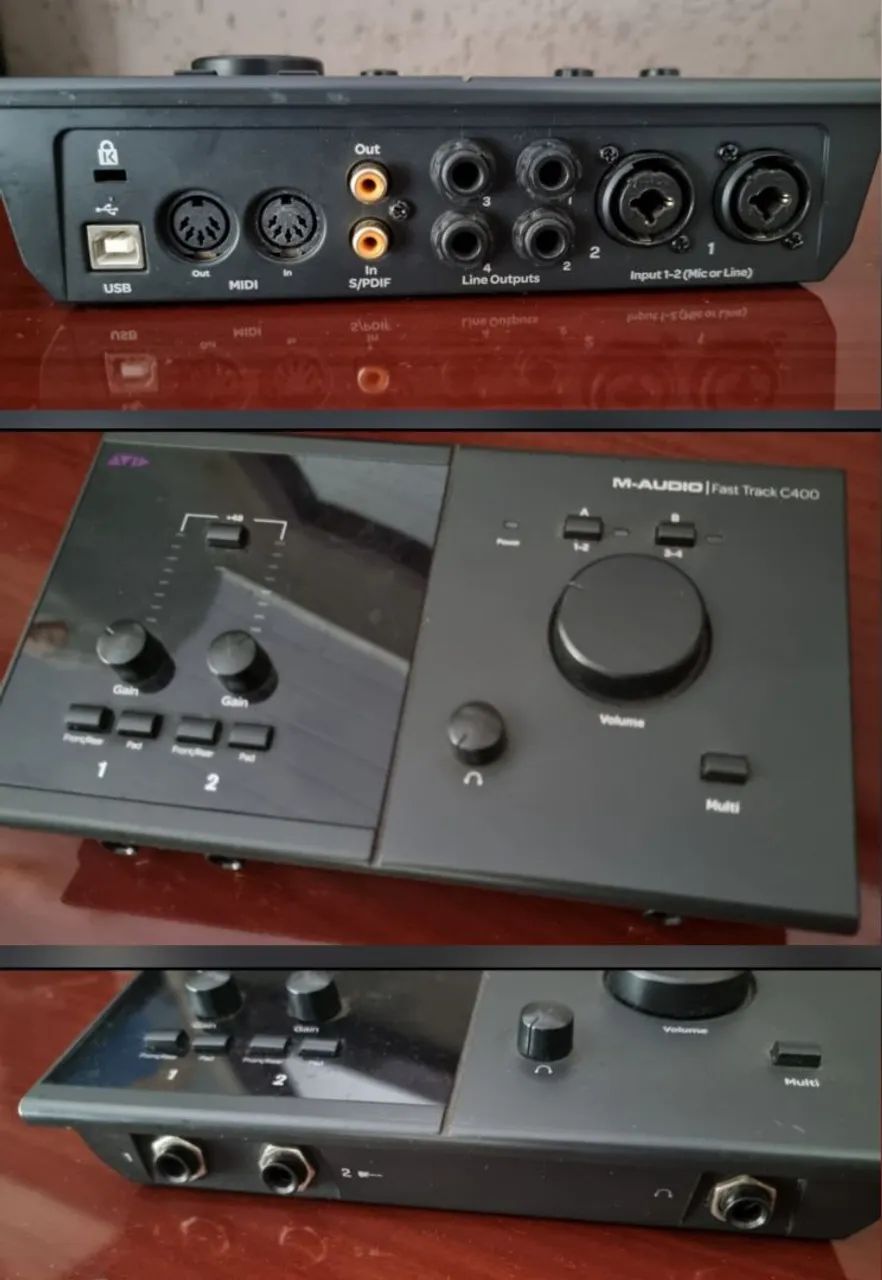Interface de audio M Audio Fast Track C400