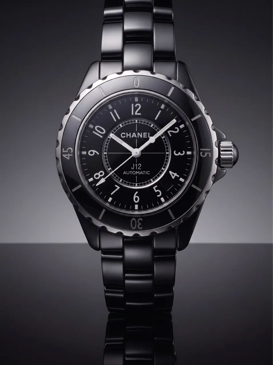 Chanel J12 Automatic - Cerâmica Preta 38mm, Automático . Raridade - Foto 2