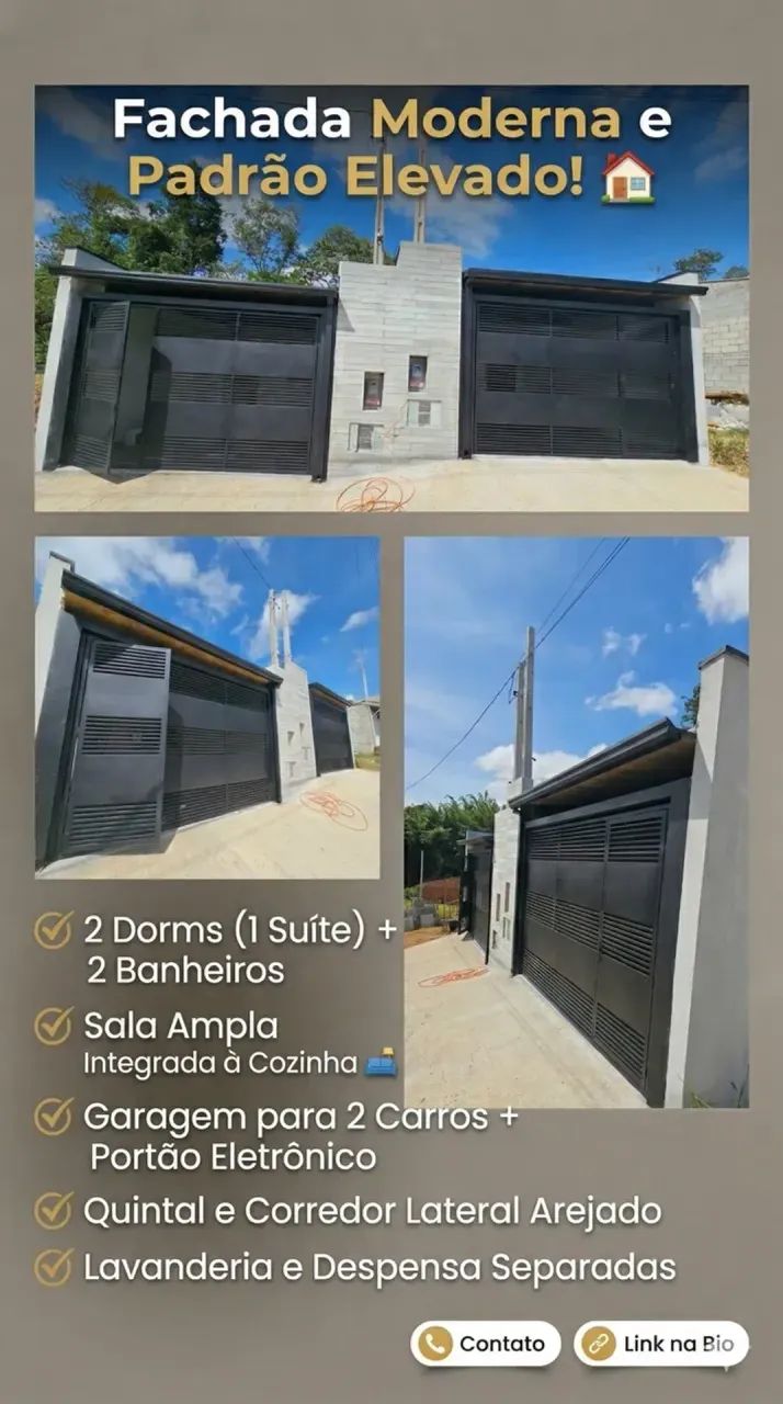 Casa para venda com 100 metros quadrados com 2 quartos
