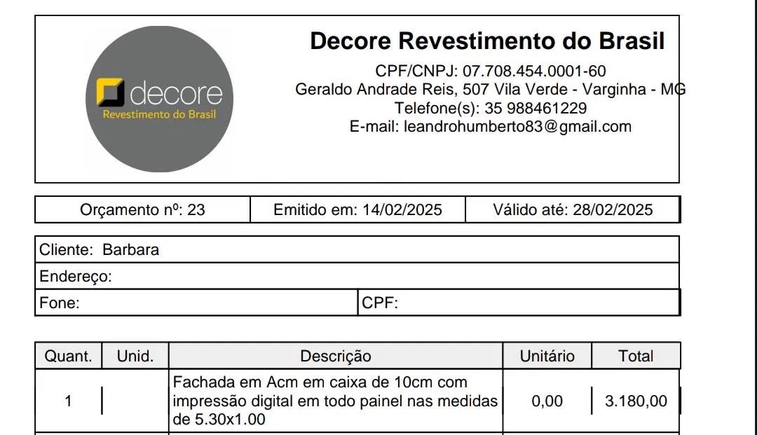PLACA ACM 5.30 X 1.00  - Foto 3