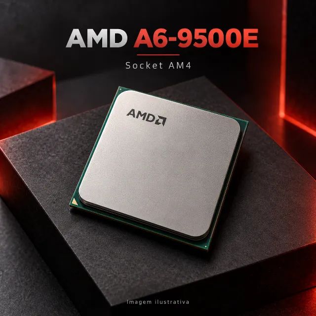 Processador AMD A6-9500E AM4 usado