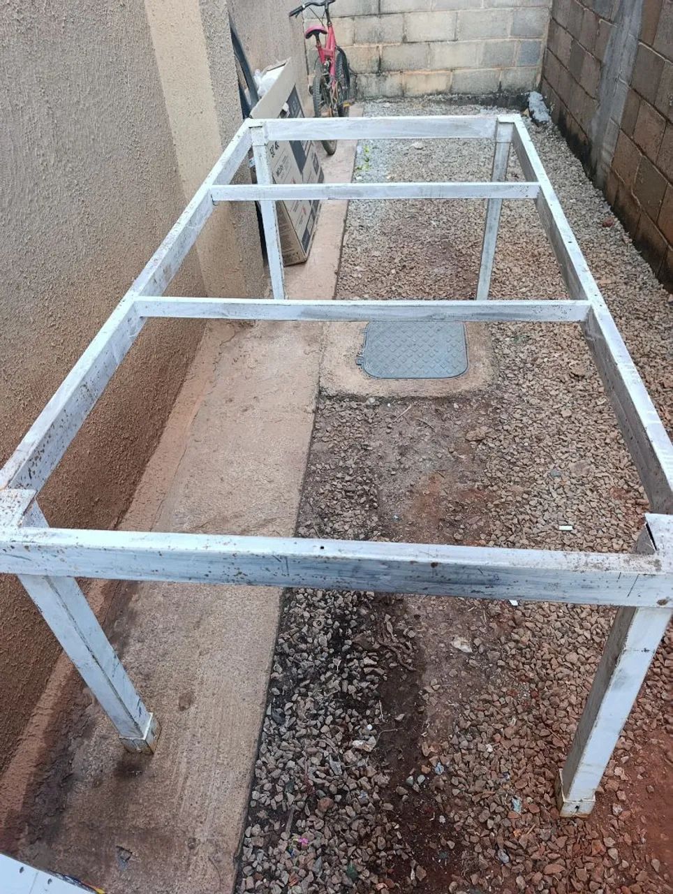 Mesa de ferro grande 