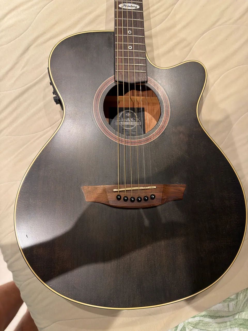 Violão elétrico strinberg sf-200c - Foto 3