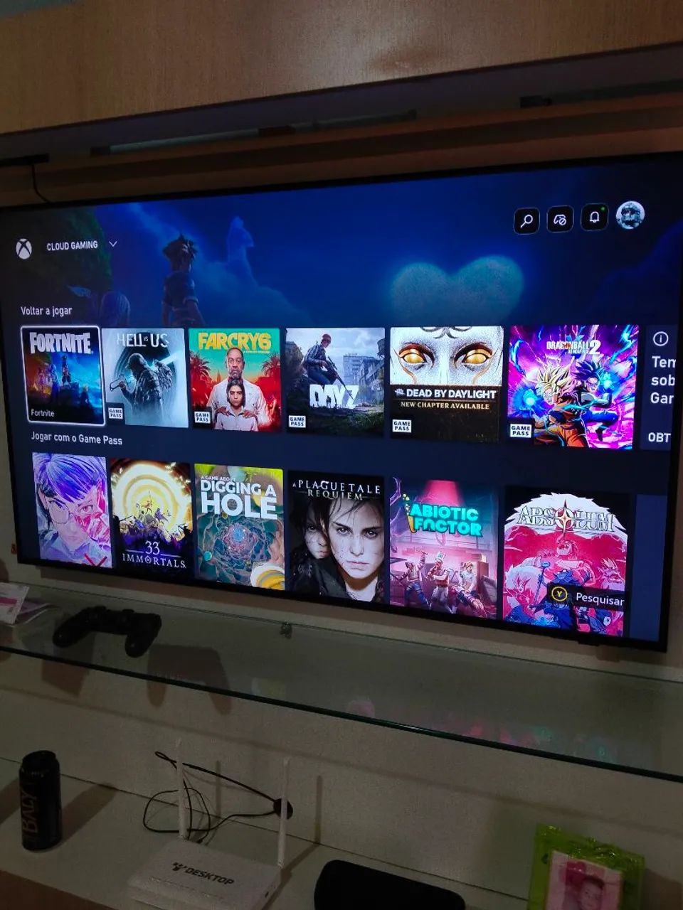 Vendo tv Samsung 50 polegadas smart UHD cristal Xbox integrado  - Foto 2