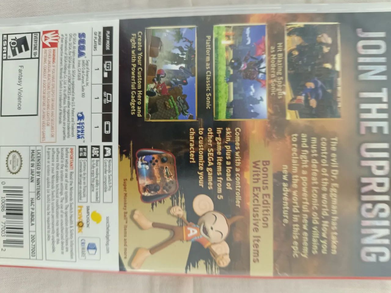 Nintendo Switch - Sonic Forces - Foto 2