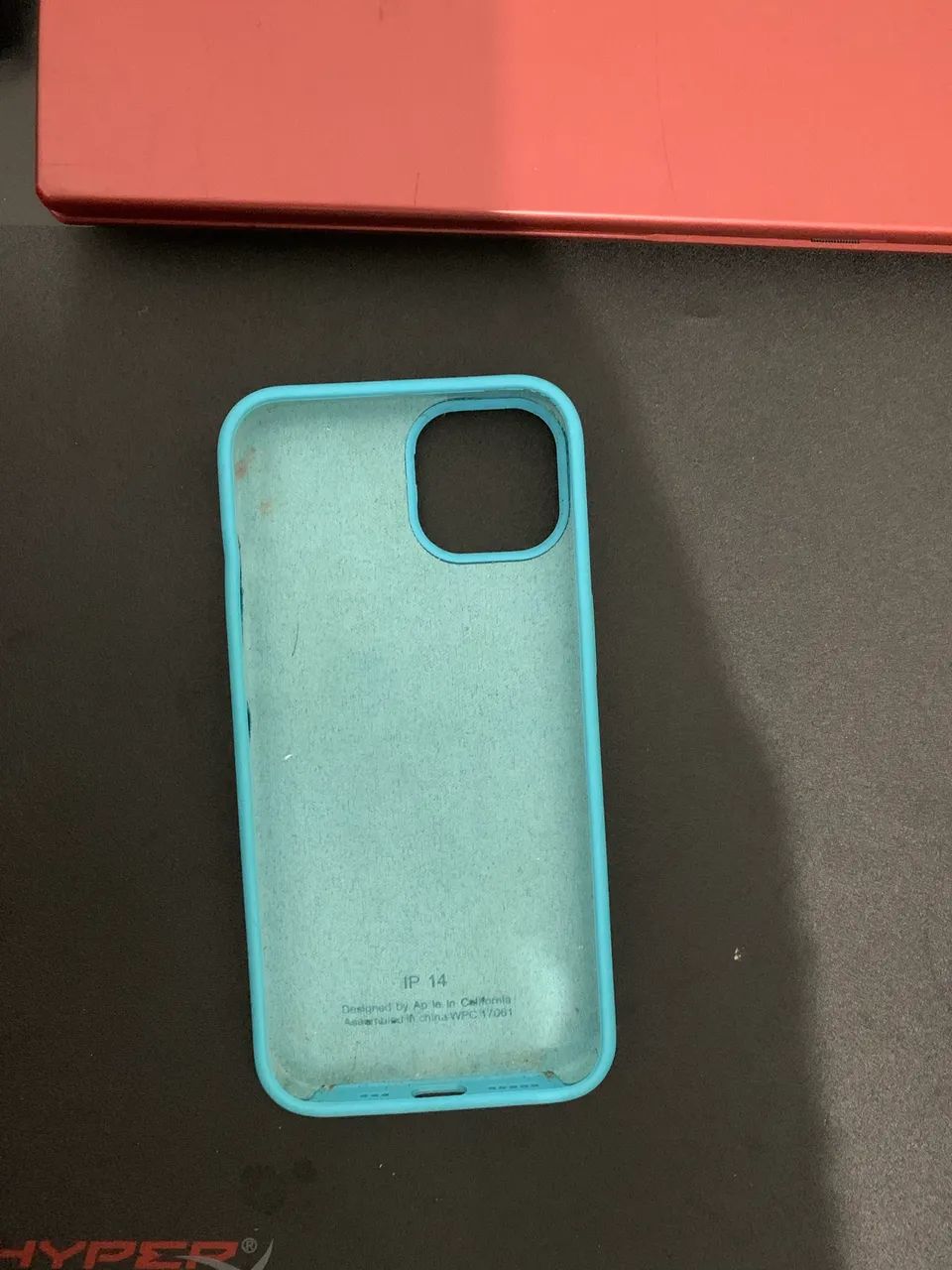 Capa de iPhone 14 azul bebê  - Foto 5