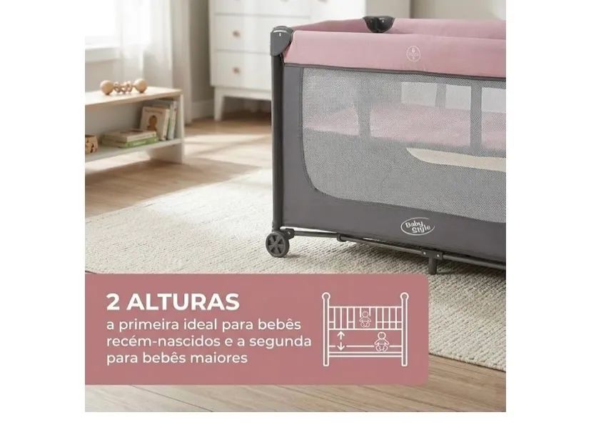 Berço Portátil Bebê  - Foto 5