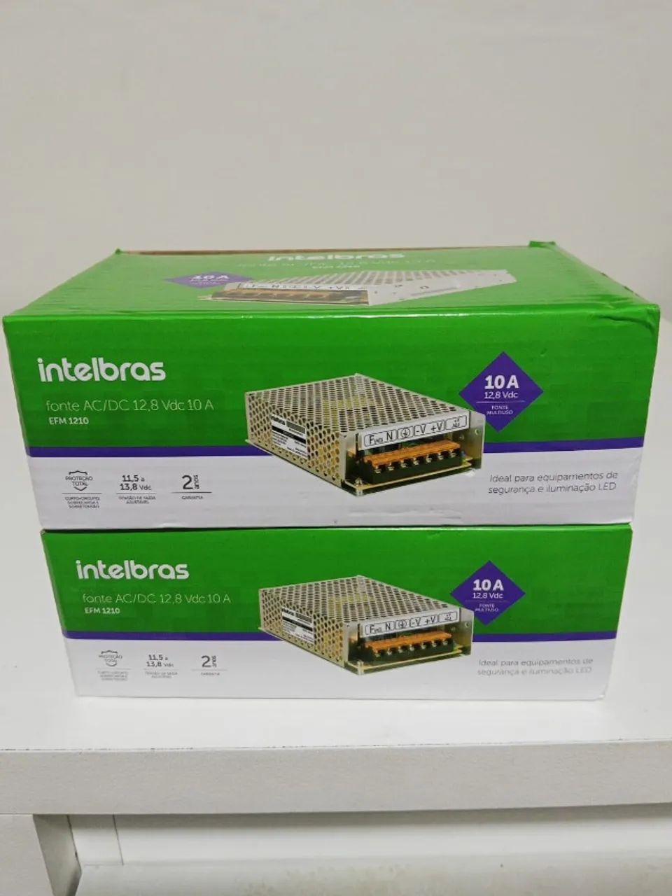 Fonte Cftv Intelbras 12v 10a Efm1210 Original - Foto 2