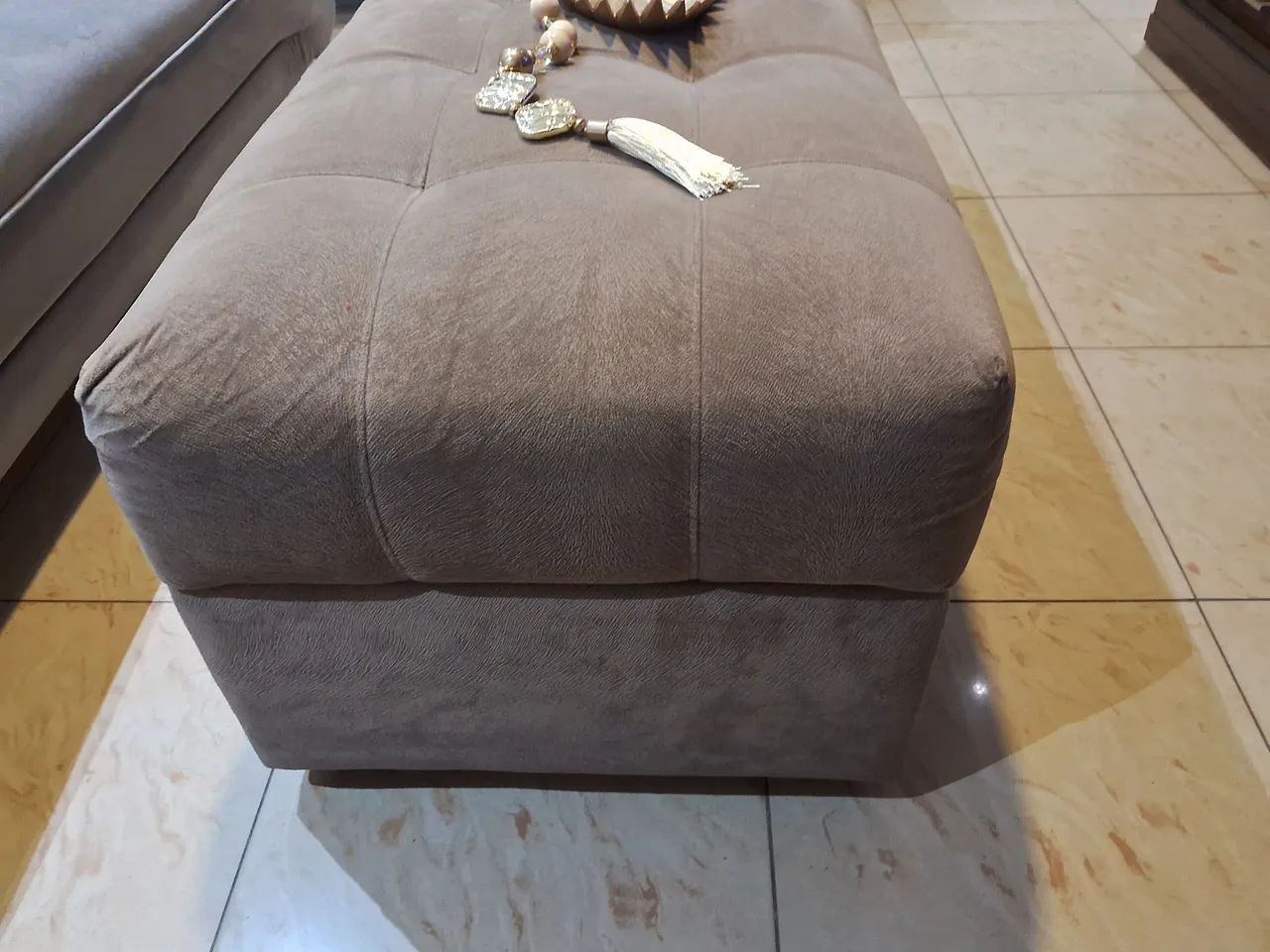 Puff Recamier em suede - Foto 2