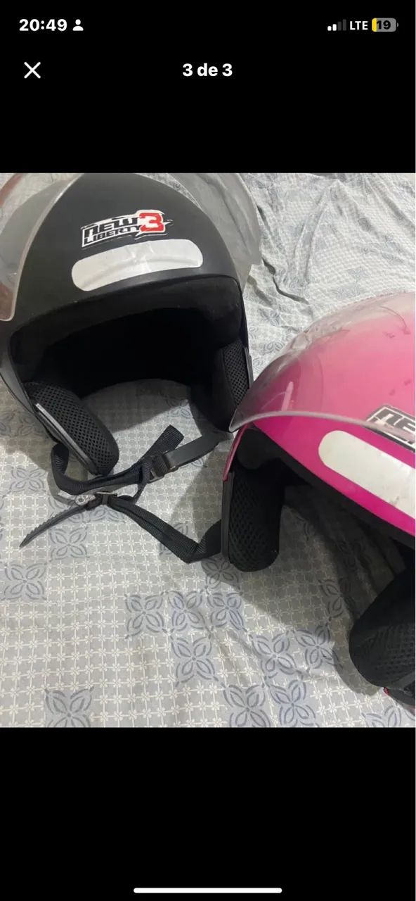 Kit de capacetes em bom estado a venda - Foto 3