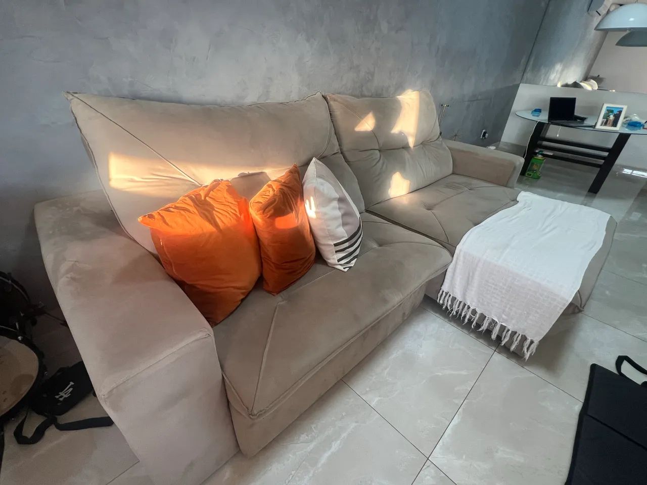Combo: sofá retrátil+mesa+cama montesoriana - Foto 4