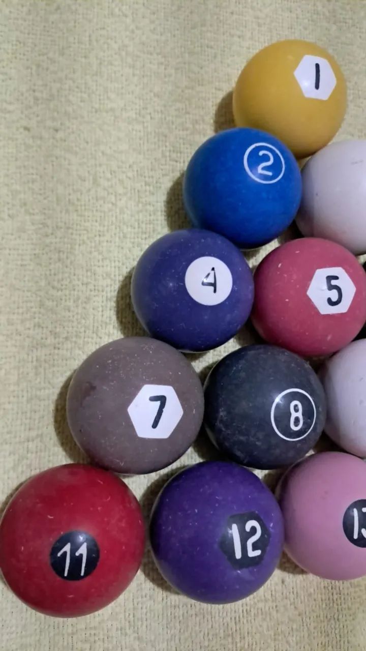 Jogo Bolas de Bilhar (Incompleto Faltam 2) - Foto 4