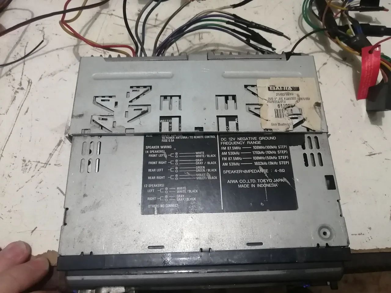 Rádio Aiwa Cdc x3170 funcionando! - Foto 2