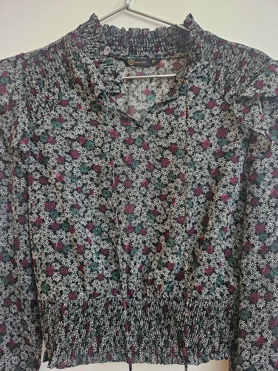 Blusa manga longa  floral  A. Collection  - Foto 5