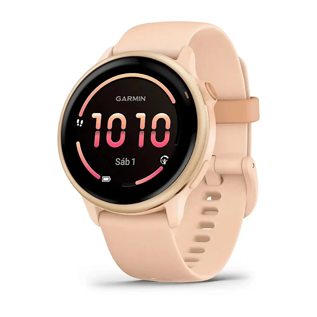 Vivoactive 6 (42mm) Dourado c/Branco e Rosa