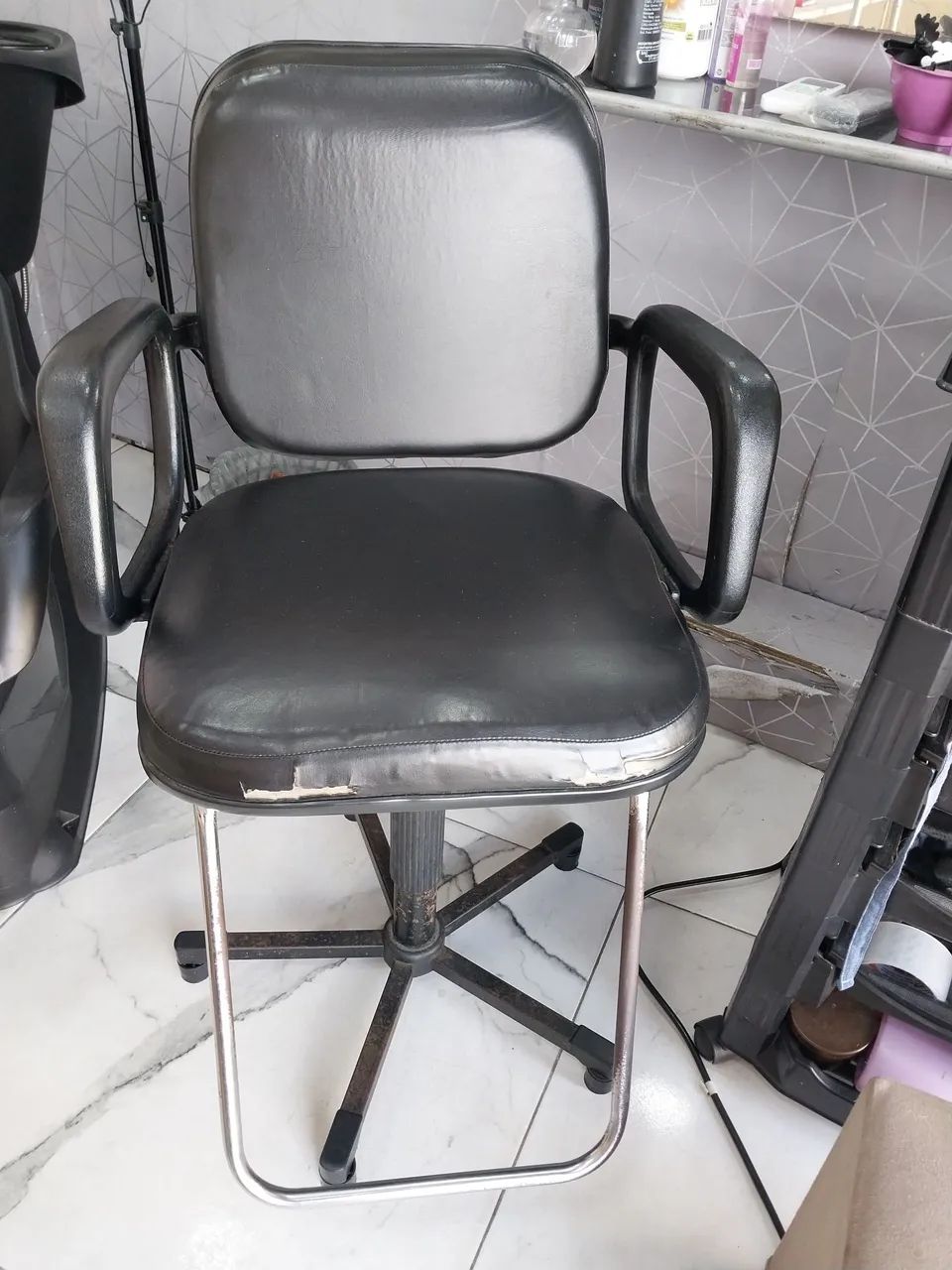 Cadeira de cabeleireiro!