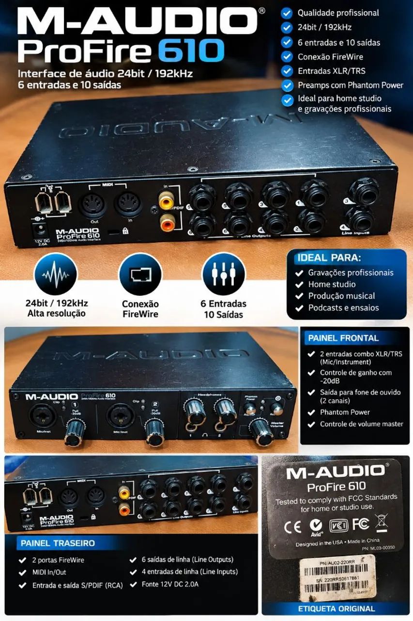M-Audio ProFire 610 Interface 