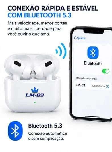 Fone de ouvido bluetooth  - Foto 4
