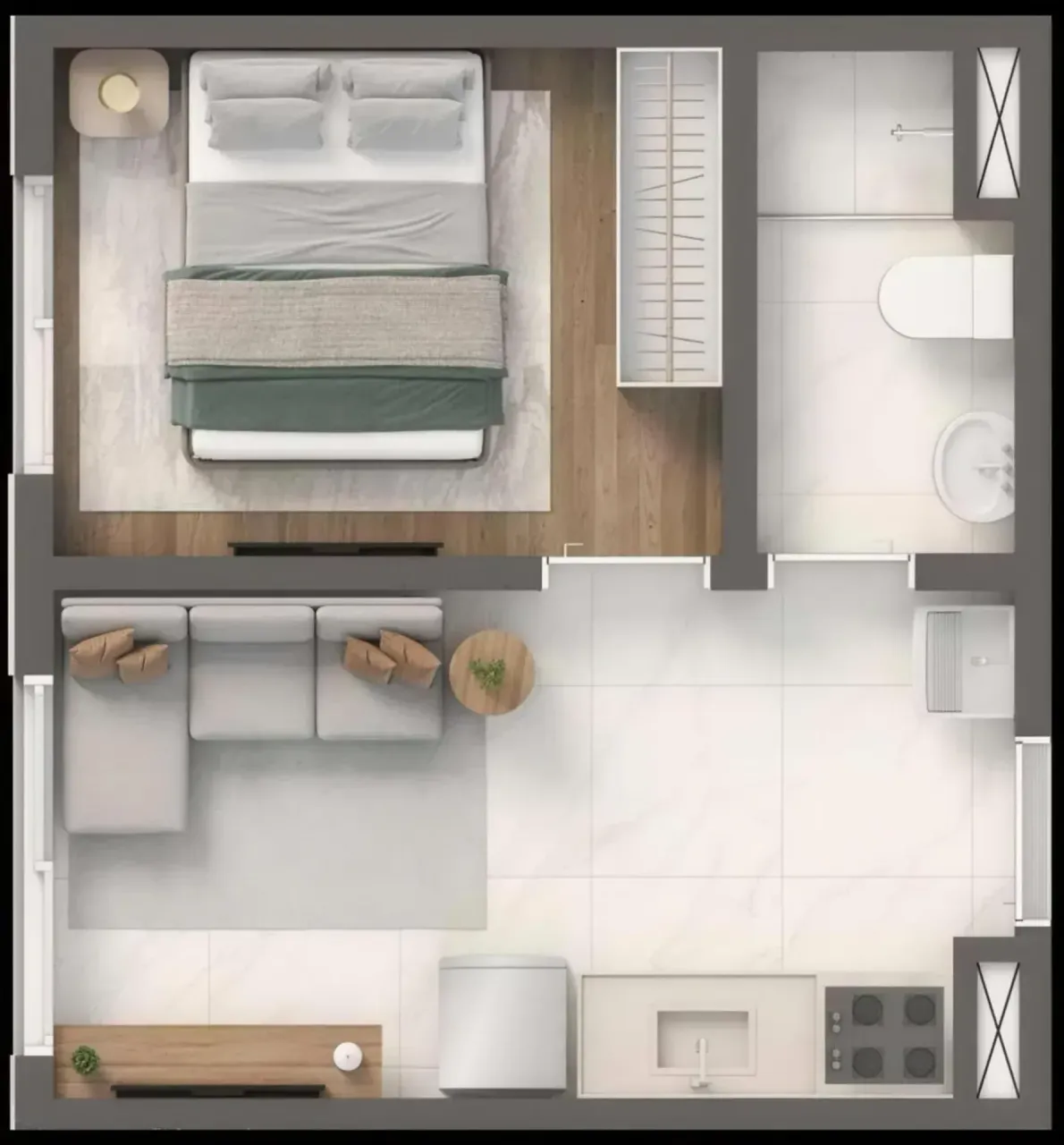 PLANTA 24m²