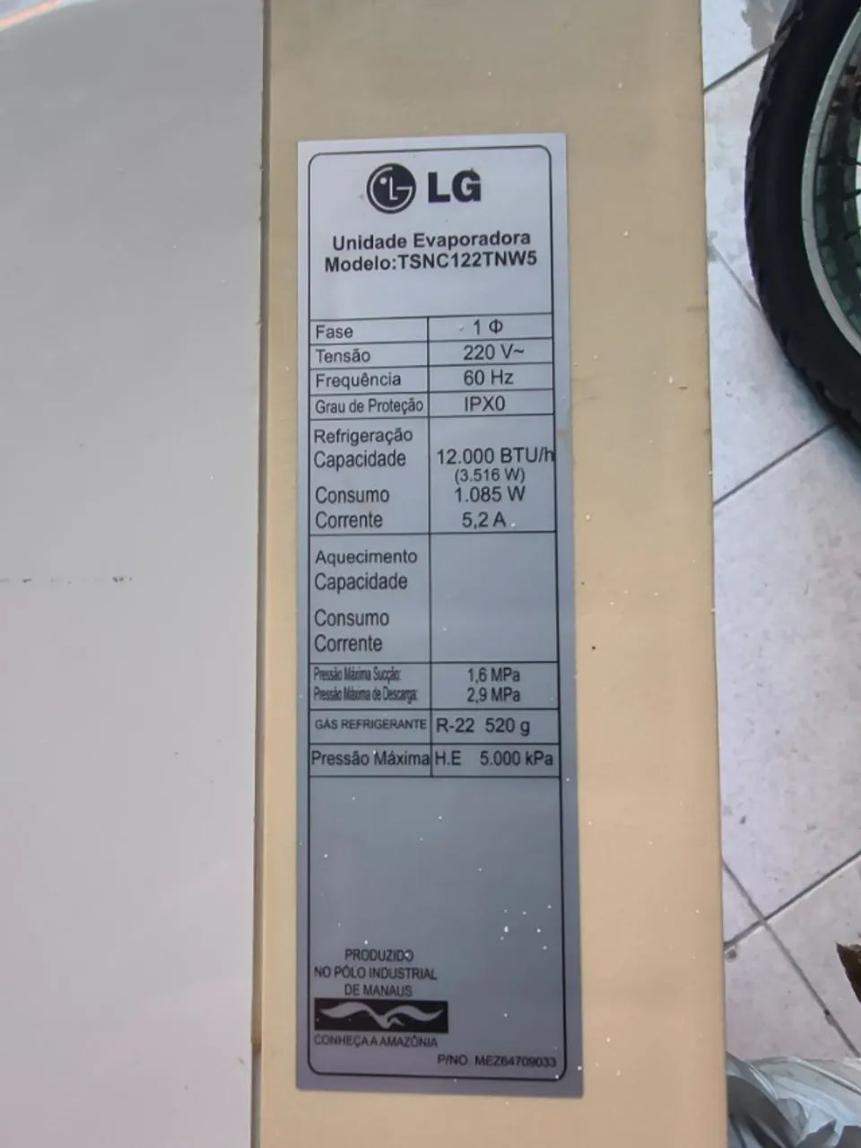 Evaporadora ar condicionado split LG 12.000 BTUs - Foto 3