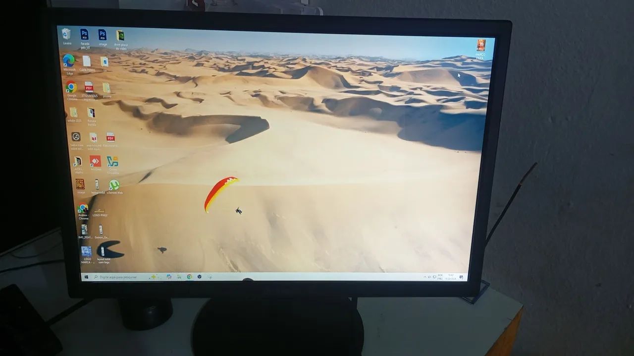 Monitor Led 19" - Funcionando com entrada HDMI e VGAra - Foto 4