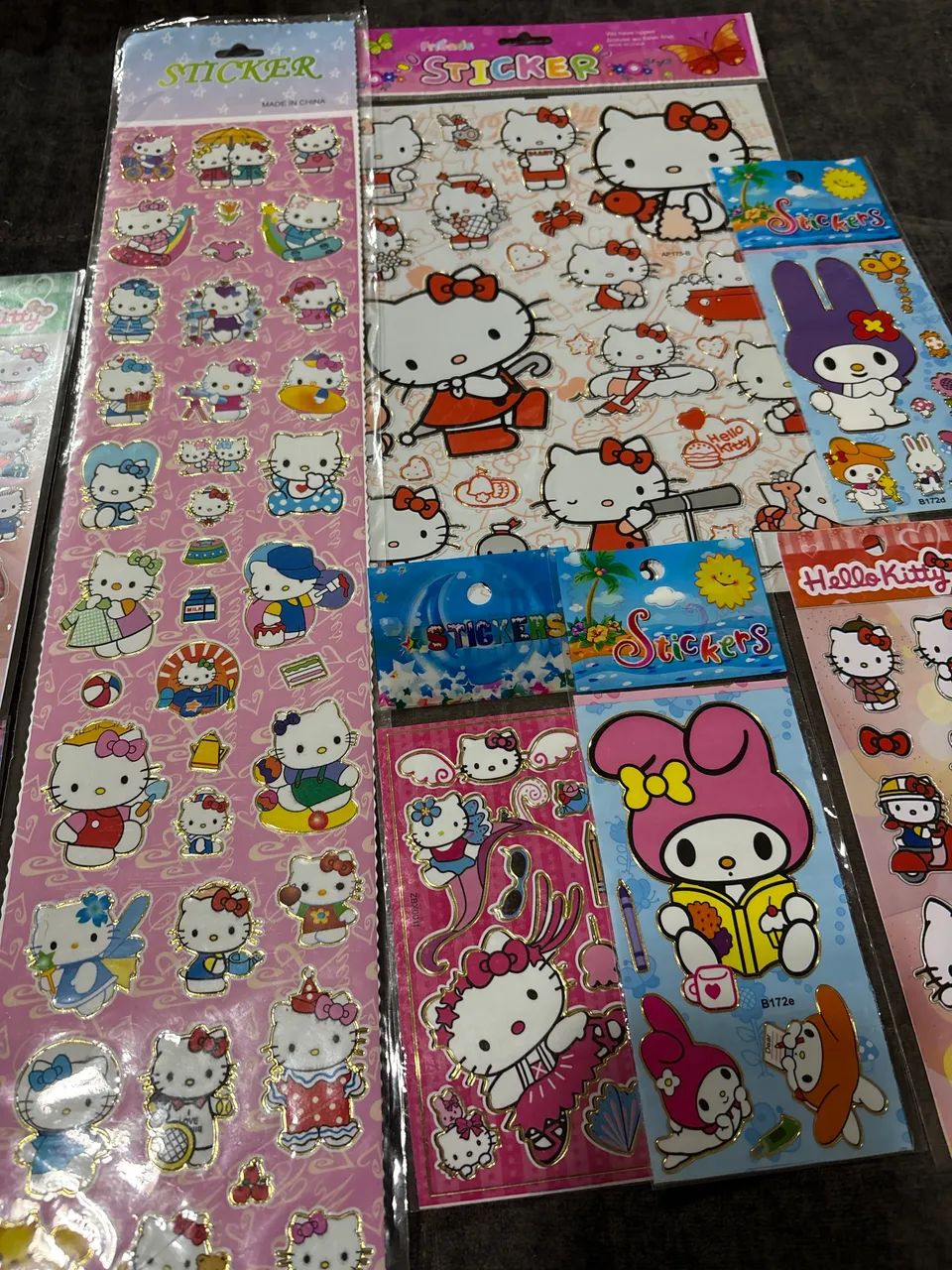 Lote Hello Kitty Adesivos  - Foto 4