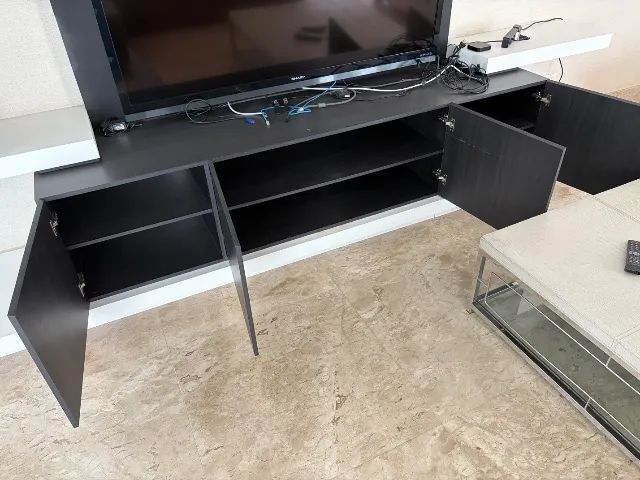 Rack para TV com painel em MDF - Foto 4