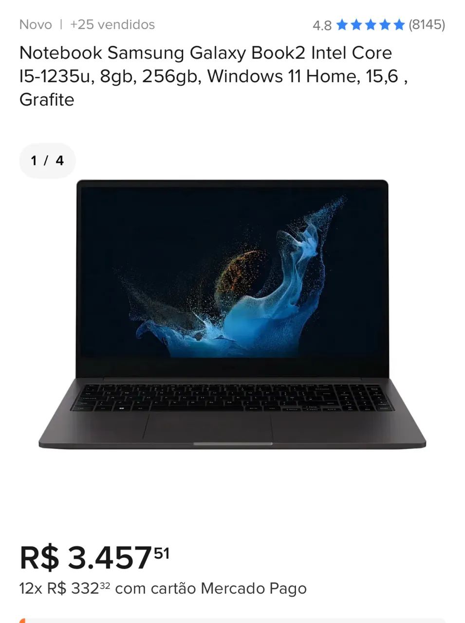 Notebook galaxy book - Foto 2