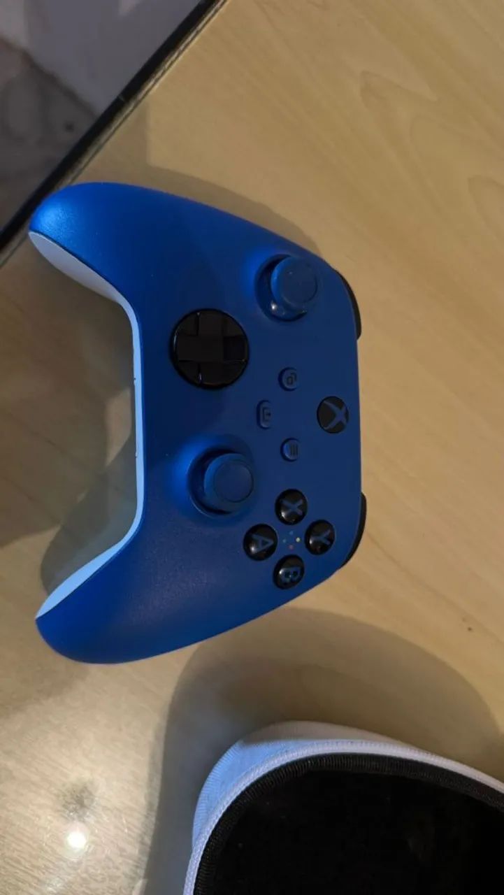 Controle Xbox séries S/X Azul - Foto 4