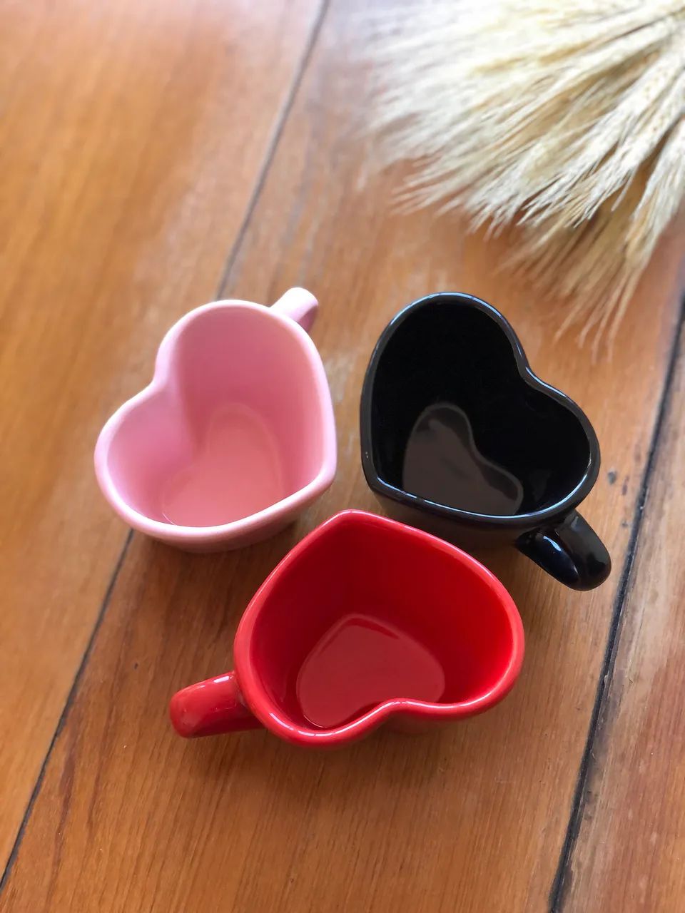 Conjunto de 6 xícaras de coração - NOVO - Foto 2