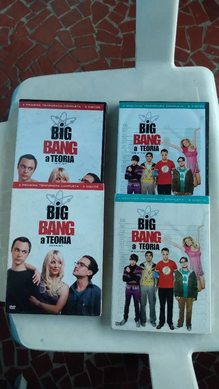 Box dvd original big Bang a teoria vol 1e2