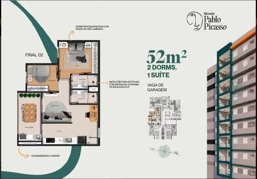PLANTA 52m²